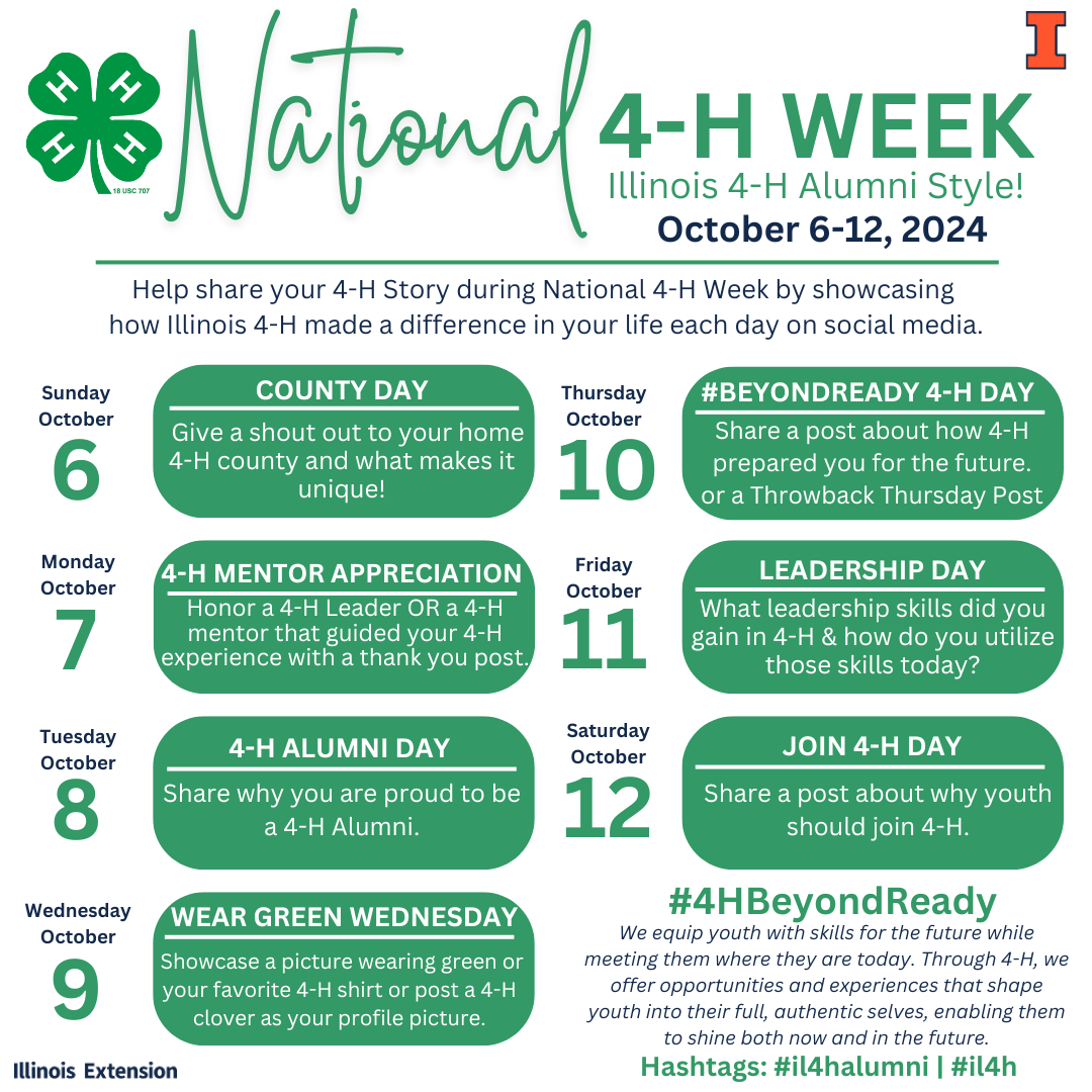 National 4-H Week Overview 